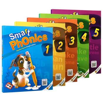 10 raamatud Smart Phonics Loomulik Õigekirja Laste inglise 1-5 õppematerjalid, Full Komplekt, eesti Haridus-Raamatuid