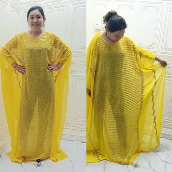 2024 Pluss Suurus Aafrika Poole Pulm Kleidid Naistele Uus Dashiki Ankara õhtukleit Elegantne Komplekt Pikk Rüü Aafrika Riided