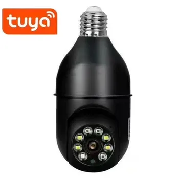 2MP 1080P Tuya/YiLot APP Täielik Värvi E27 Lambi Pea Pesa IP Kaamera AI Humanoid Avastamise Home Security Alarm CCTV beebimonitor