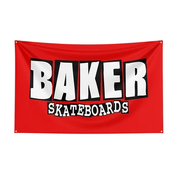 90x50cm Baker Lipu Polüester Trükitud Rulad Bänner Decorft Lipu Decor,lipu Teenetemärgi Banner Flag Banner