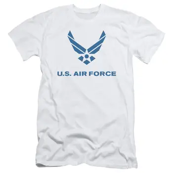 Air Force Õnnetud Logo - Meeste Slim Fit T-Särk