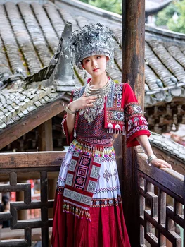 Amomao Miao Kostüüm Naine Vähemuse Täiskasvanud Phoenix Küla Miao' S Girl Reisi Tulistada Interneti Kuum Ülikond Uus