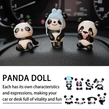 Armas Panda Ornament, Näiteks Auto Armatuurlauale Panda Karikatuurid, Auto Sisekujunduses Armatuurlaua Mänguasjad Autod Konsooli Kaunistused