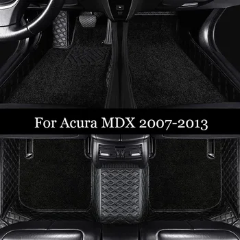 Auto Põranda Matid Acura MDX 2013 2012 2011 2010 2009 2008 2007 Auto Interjööri Aksessuaarid Nahast Styling Custom Protector