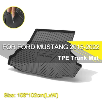 Auto Tagumine Pagasiruumi Kate Matt Veekindel mittelibiseva Kummist TPE Lasti Liner Tarvikud Ford Mustang 2015-2022