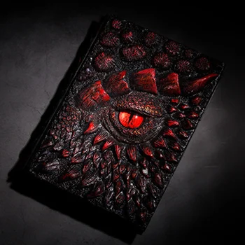 Creative 3D Dragon Kate Sülearvuti Vaigu Küljest Konto Raamat 3D Dragon Leevendust Päevik Raamat Home Decor