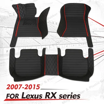Custom Auto põranda matid LEXUS RX seeria 2007 2008 2009 2010 2011 2012 2013 2014 2015 auto suu Padjad auto vaip c