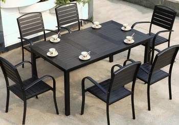 Custom väljas lauad ja toolid, hoov, rõdu vaba aja veetmise täispuidust laudade ja toolide komplekt aeda päikese kaitse