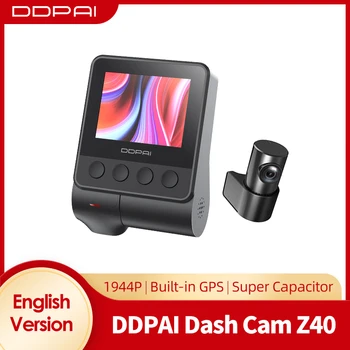 DDPAI Z40 Kriips Cam Auto, Kaamera, Diktofon Sony IMX335 1944P HD Video, GPS Jälgimise 360 Pöörde Wifi DVR 24H Parkimine Protector