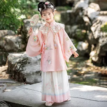 Hiina Hanfu Tüdruk Lapsed Cosplay Kostüümid Haldjas Tiki Kleit Printsess Tang Sobiks Lapsed Hiina Traditsiooniline Täita Kleit