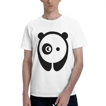 Igav Panda Mood T-Särk Trükitud Puuvillane Meeste T-Särk Meestele, Topid Naljakas, Lühike Varrukas Tee