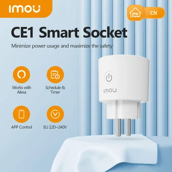 IMOU Smart Pistik Set CE1 Arukas Pistikupesa EU Pistik Koos Power Energy Järelevalve Remote Control Voice Control Toetust 220-240V