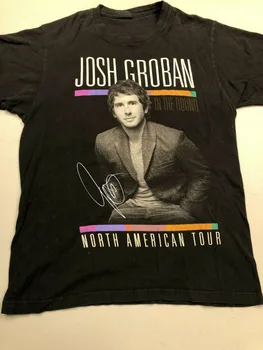Josh Groban North American Tour Tee Unisex T-Särk Full Size S 5XL 1L787 pikad varrukad