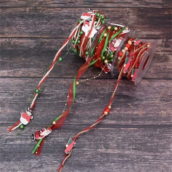 Jõulud Beaded Pael String Vanikud 5m Pikkus, Pidulik Dekoratsioon, Puu ja Kodu