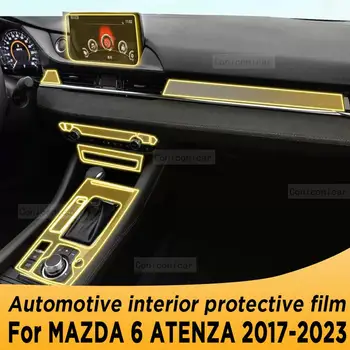 Näiteks MAZDA 6 ATENZA 2017-2023 Käigukasti Paneel, Navigatsiooni Auto Interjöör Ekraani TPÜ kaitsekile Kaas Anti-Scratch Kleebis