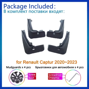 Näiteks Renault Captur 2020 2021 2022 2023 Porilauad Anti-splash Esi-tagaratta Poritiiva Hinne Mudflaps Tarvikud Car Styling