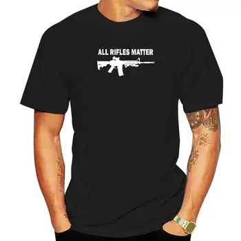 OS Alla Lubja - Kõik Vintpüssi Asja Must AR-15 Taktikaline Relv T-Särk puuvillane tshirt mehed suvel moe t-särk euro suurust