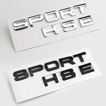 SPORT HSE Logo Kleebise Tagaluuk Kleebise Jaoks Land Rover Range Rover Evoque Velaarne Must Hõbe Land Rover Kleebis