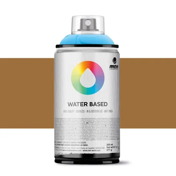 Spray värvi brändi MTN Vee Baasil Värv Toores Sienna 300 ml Montana madal surve Vähe Ideaalne lõhn interjöör