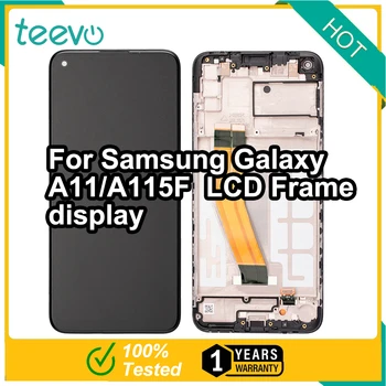 Teevo LCD Samsung Galaxy A11/A115F Ekraani Display & Touch Screen Digitizer koos Raami (Väike Klaas Versioon) Must
