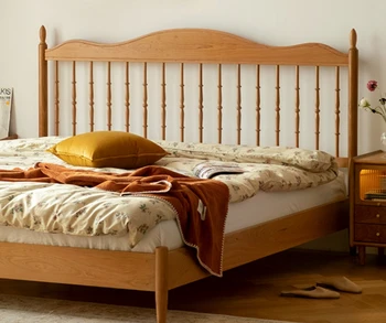 Täispuidust voodi, cherry wood Windsor-voodi, Jaapani mööbel voodi
