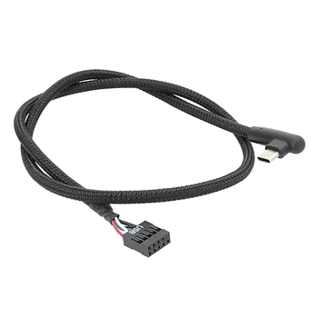 USB-9Pin Tüüp C-Converter-Adapter Kaabel Anti Paranenud Terviklikkuse 60CM Silma Line 96BA