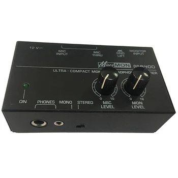 Uus MA400 Kõrvaklappide Preamplifier Mikrofon Preamplifier Audio 6.35 Mm ja 3,5 Mm Kõrvaklappide Väljundit Mikser EU Pistik Vastupidav