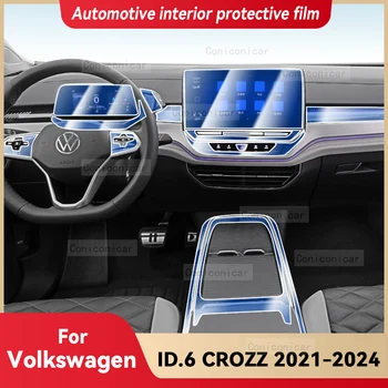 Volkswagen ID.6 CROZZ 2021-2024 ID6 Auto Interjöör Center Console Ekraani kaitsekile Anti-scratch film Kleebis Tarvikud